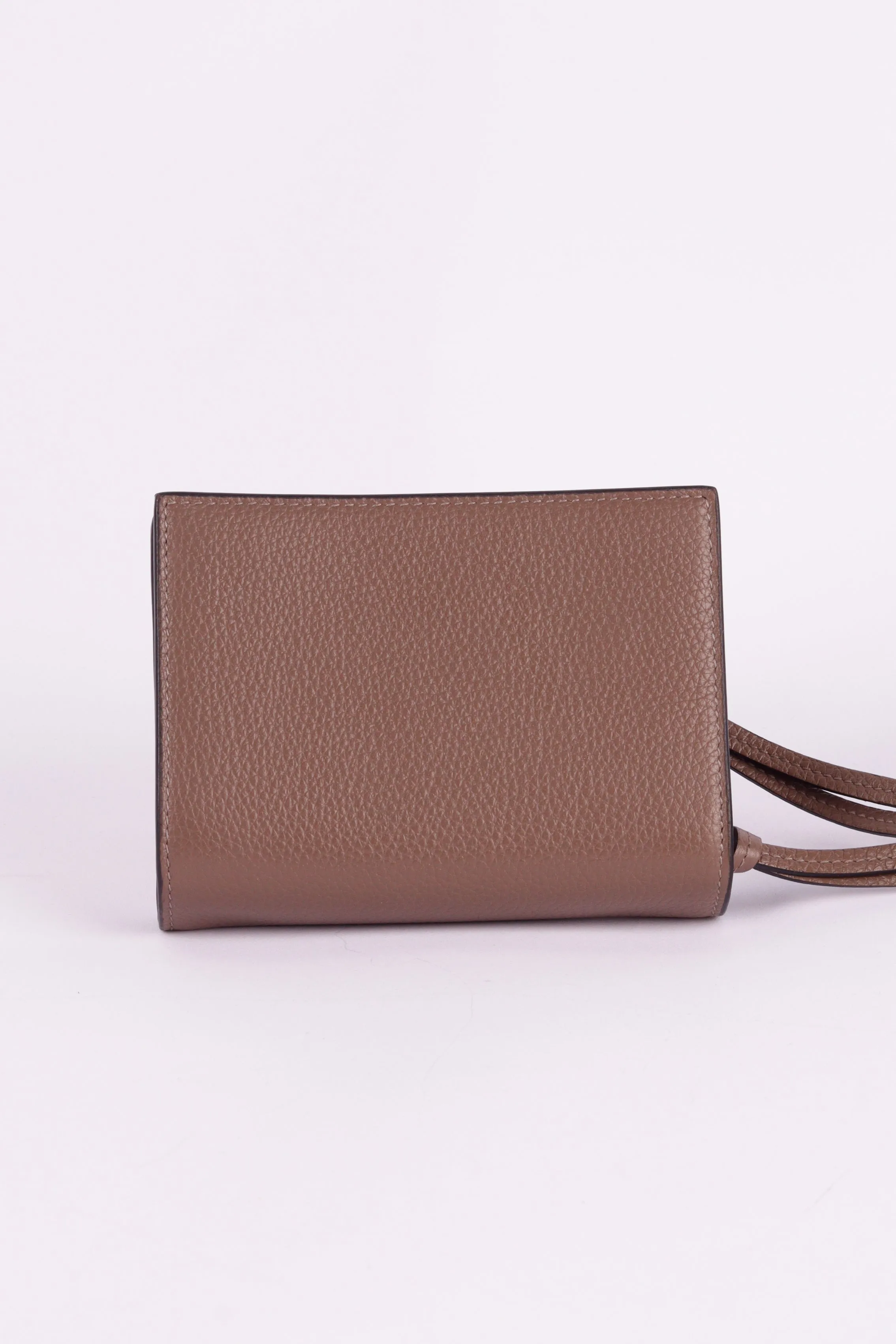Balenciaga Mini Neo Classic Brown Leather Wallet