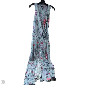 Dress Casual Maxi By Bcbg In Grey & Orange. Size: S