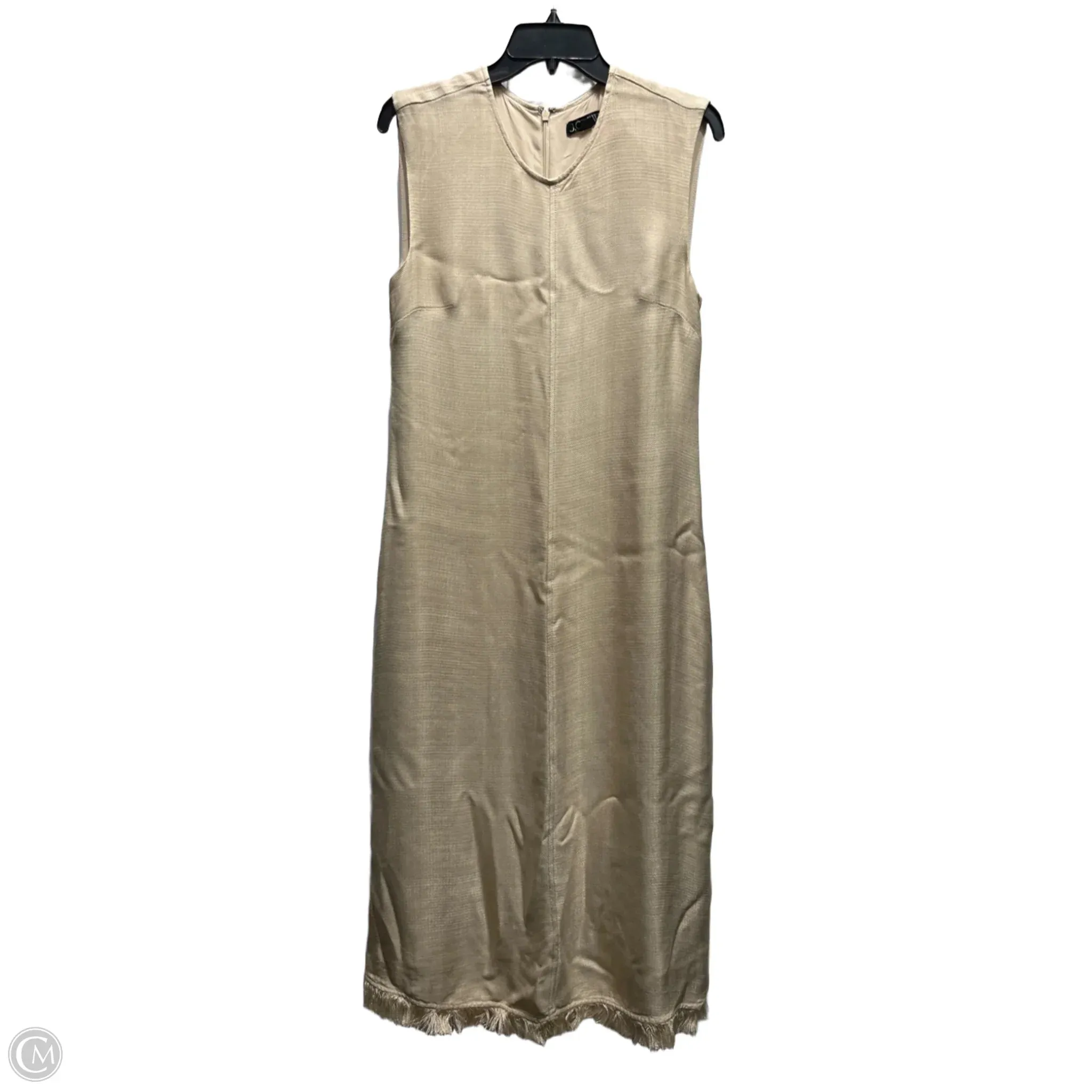 Dress Casual Maxi By J. Crew In Tan. Size: 8