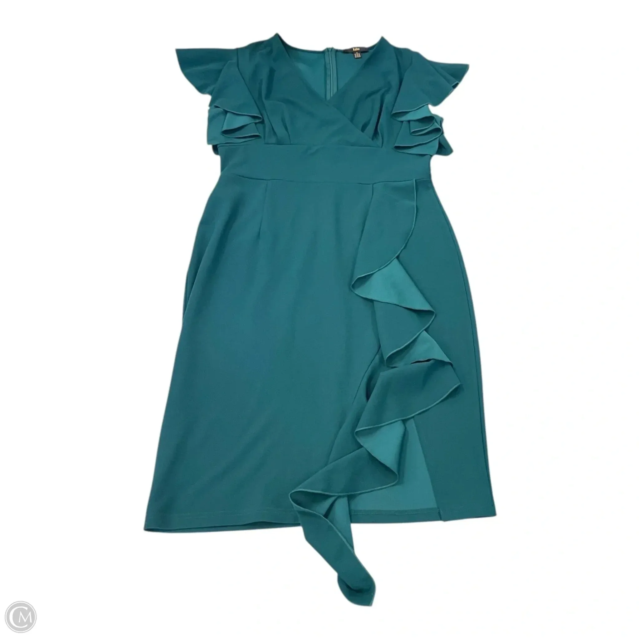 Dress Casual Midi By Clothes Mentor In Green. Size: Xl
