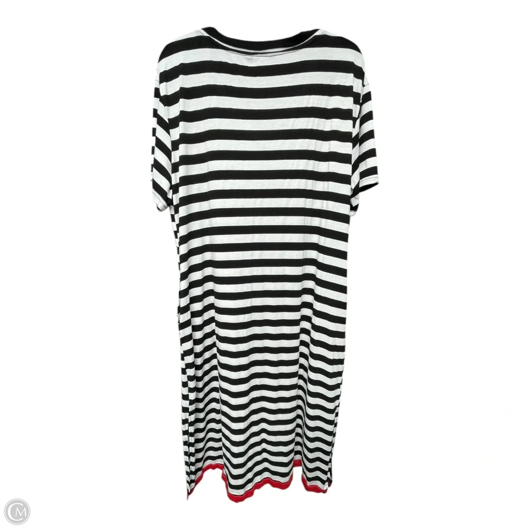 Dress Casual Midi By DOKOTOO In Striped Pattern. Size: M