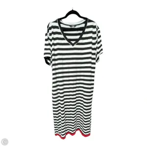 Dress Casual Midi By DOKOTOO In Striped Pattern. Size: M