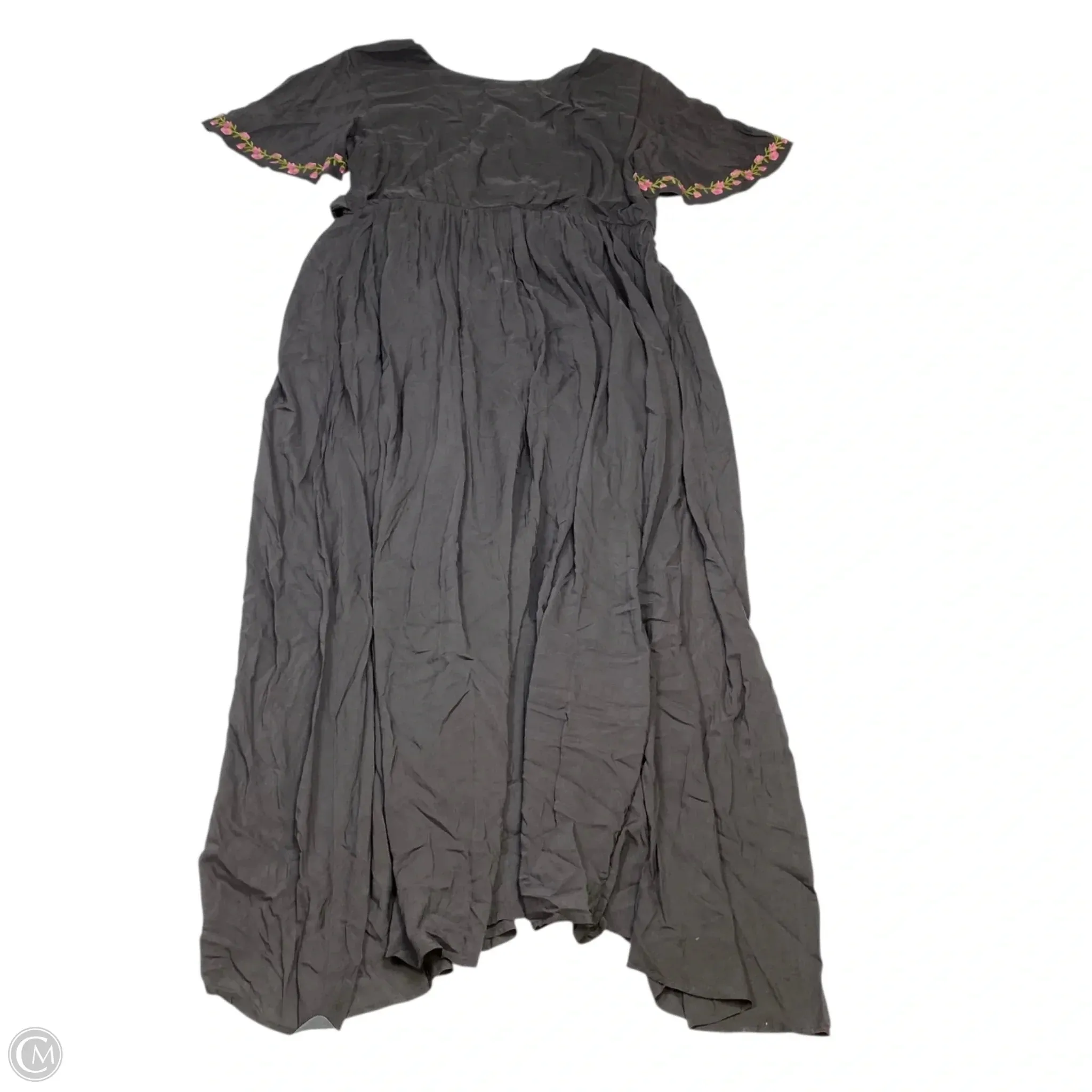 Dress Casual Midi By Jodifl In Grey. Size: 1x