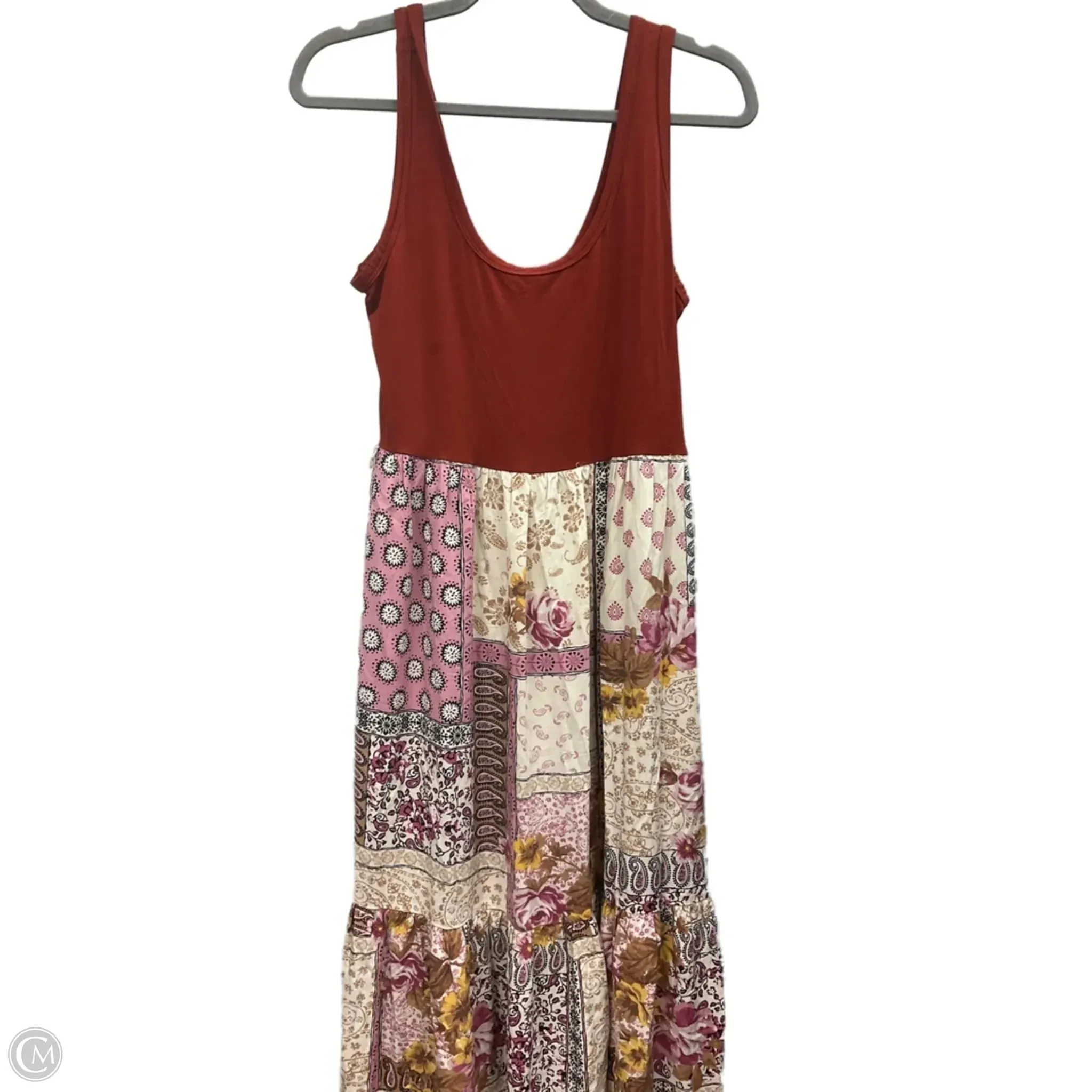 Dress Casual Midi By Maurices In Orange. Size: M