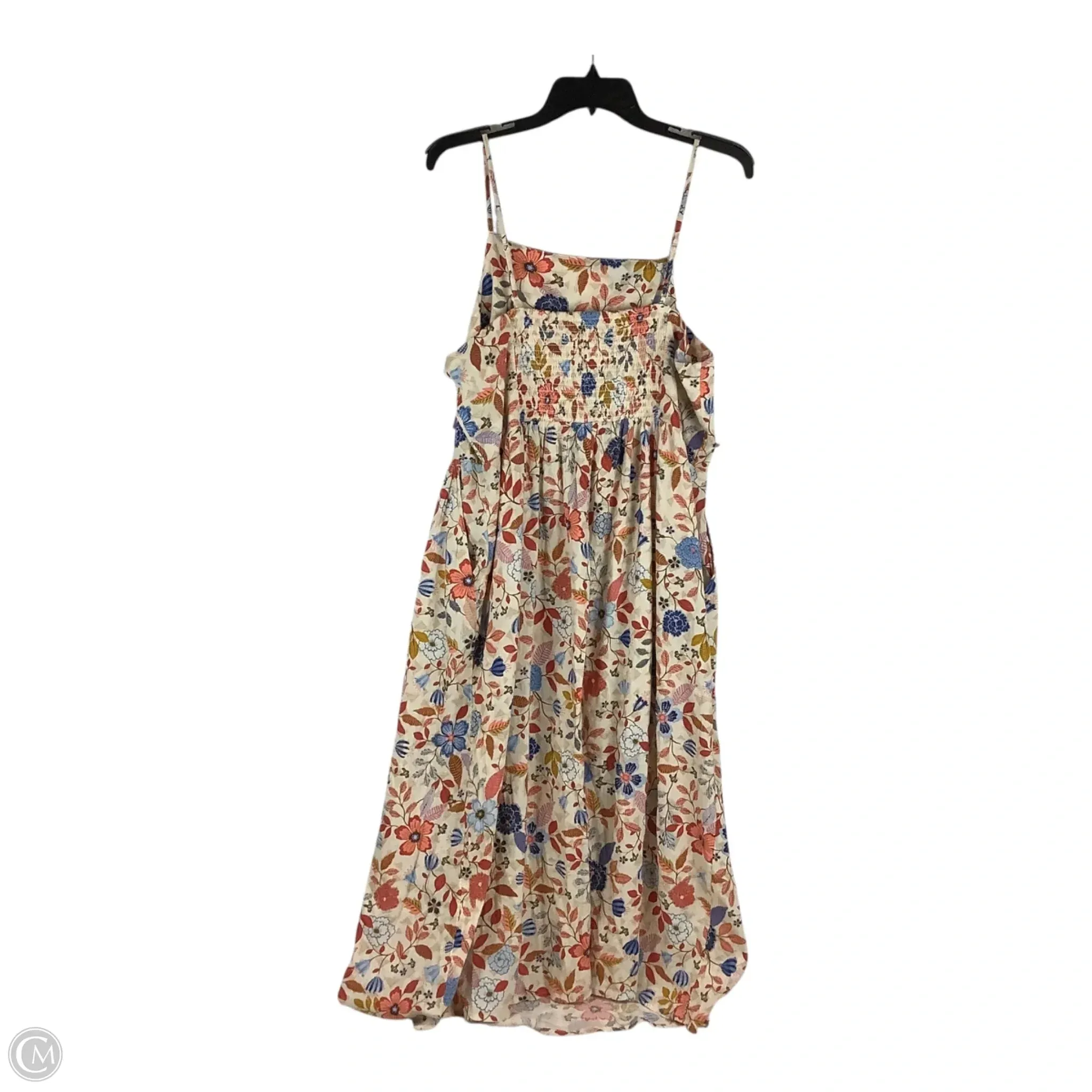 Dress Casual Midi By Old Navy In Floral Print. Size: Xl