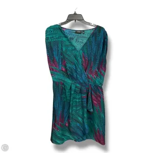 Dress Casual Short By Apt 9 In Green & Purple. Size: L