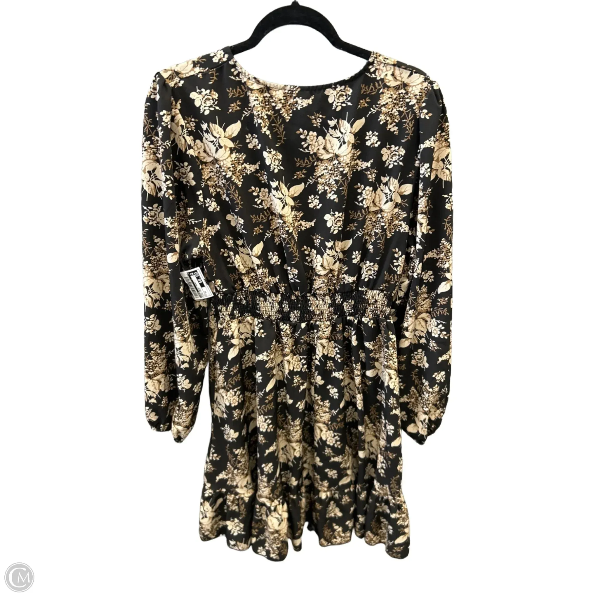 Dress Casual Short By Shein In Floral Print. Size: 1x