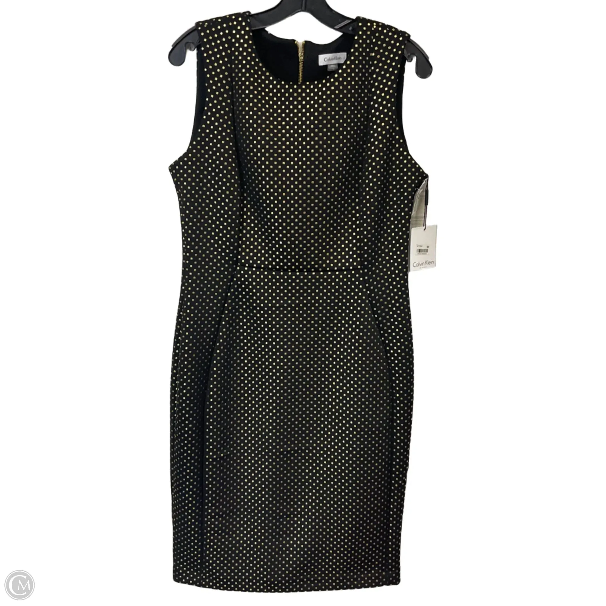 Dress Work By Calvin Klein In Black. Size: L