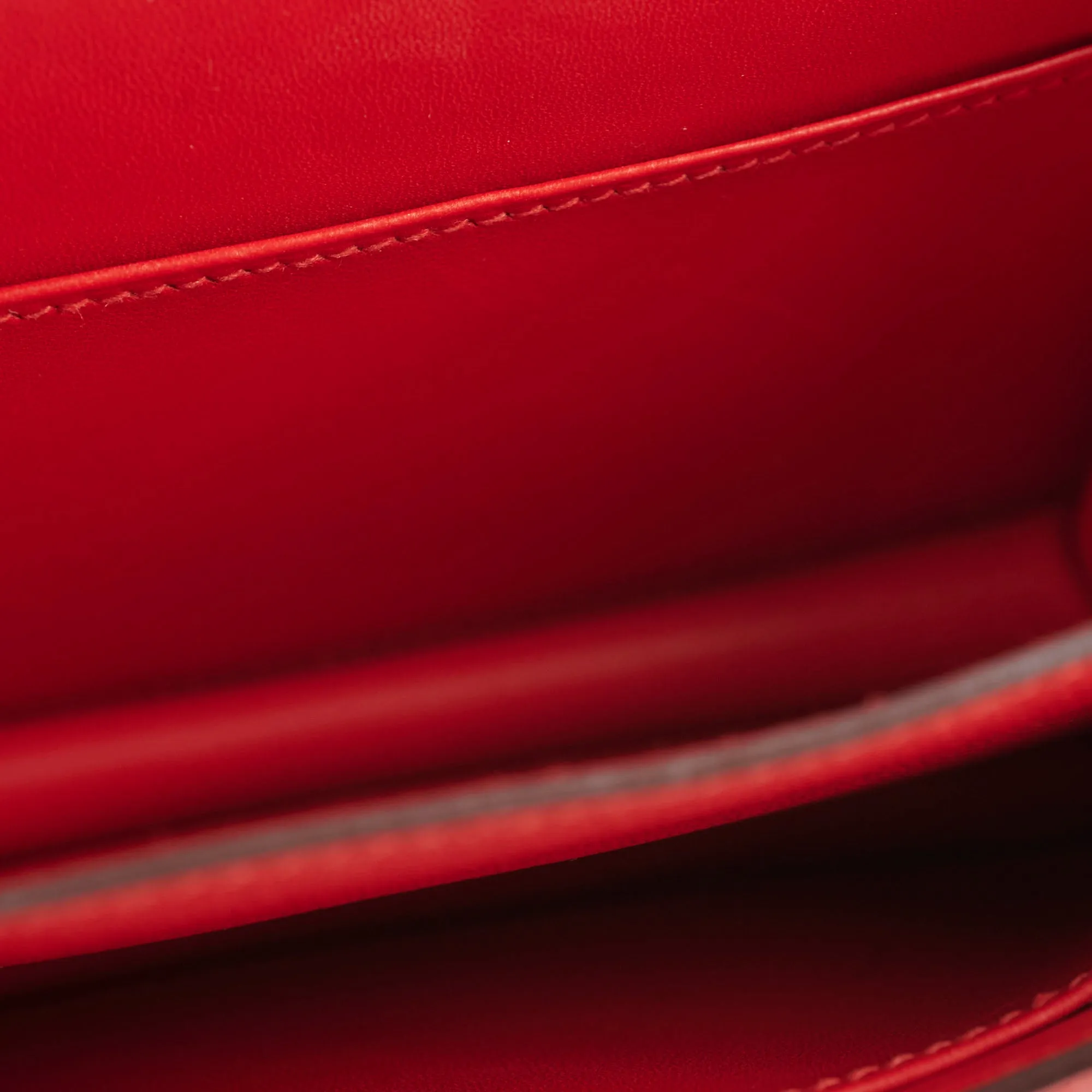 Hermes Mini Constance Rouge De Coeur SHW D Stamp