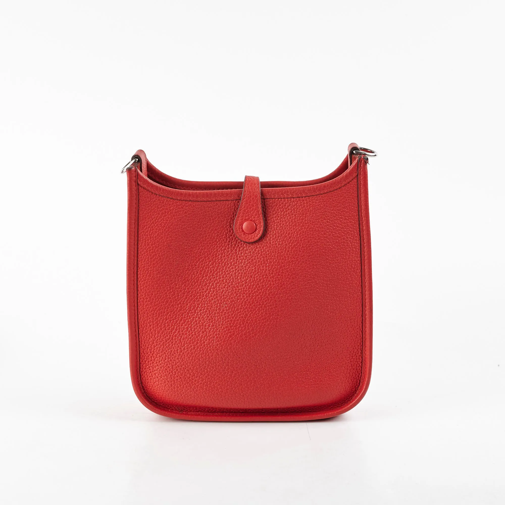 Hermes Mini Evelyn Rouge Coeur D Stamp