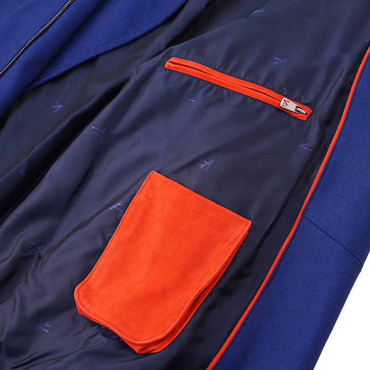 Isaia Mid-Weight Cashmere Moto Jacket