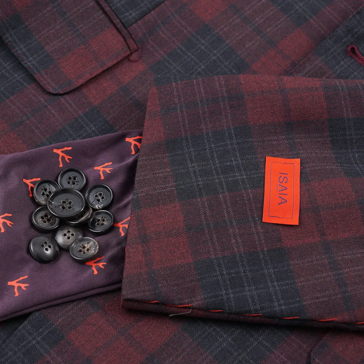 Isaia Super 140s Wool Sport Coat