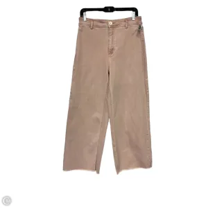 Jeans Boot Cut By Oat New York In Peach. Size: 10