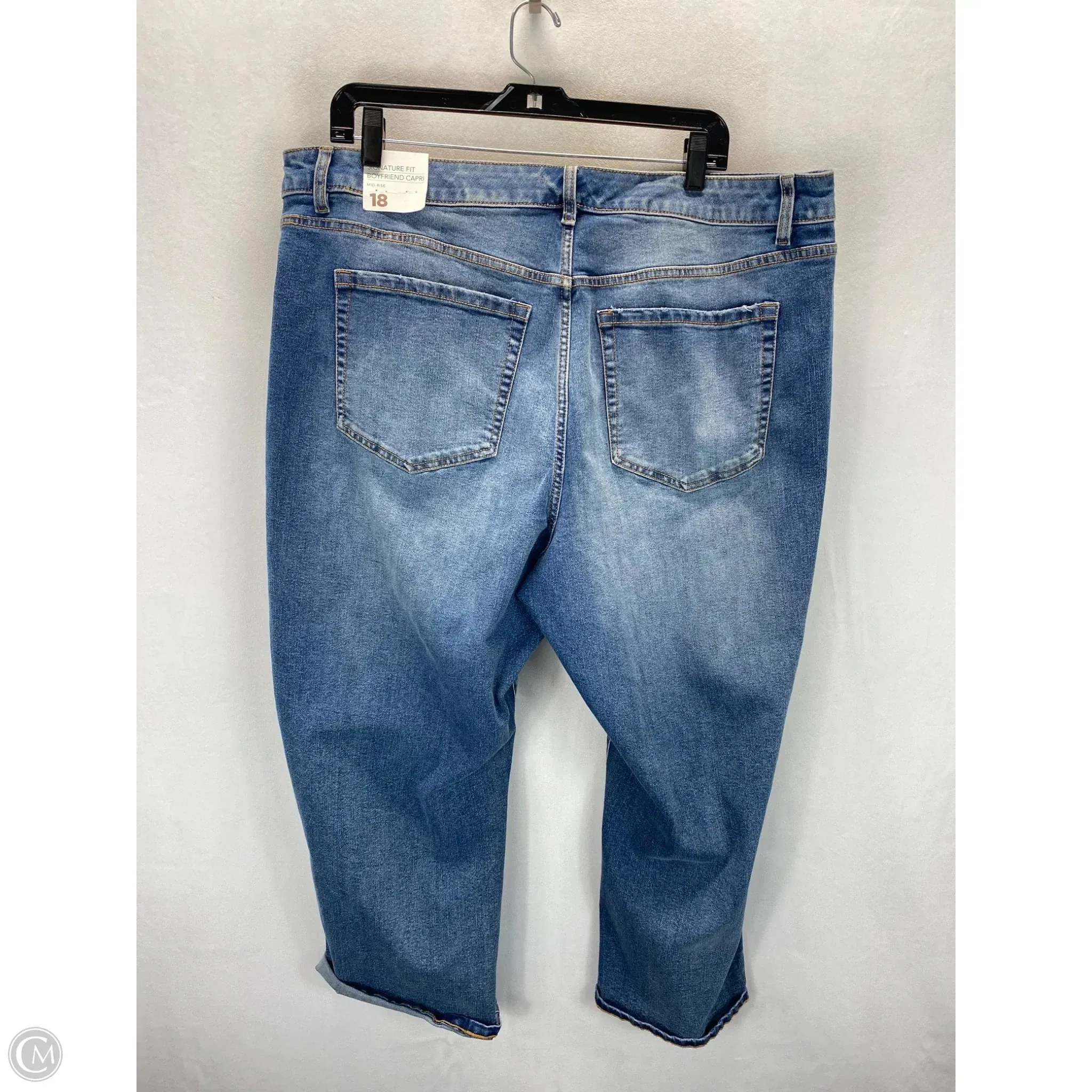Jeans Boyfriend By Lane Bryant In Blue Denim. Size: 18