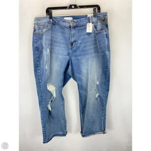 Jeans Boyfriend By Lane Bryant In Blue Denim. Size: 18