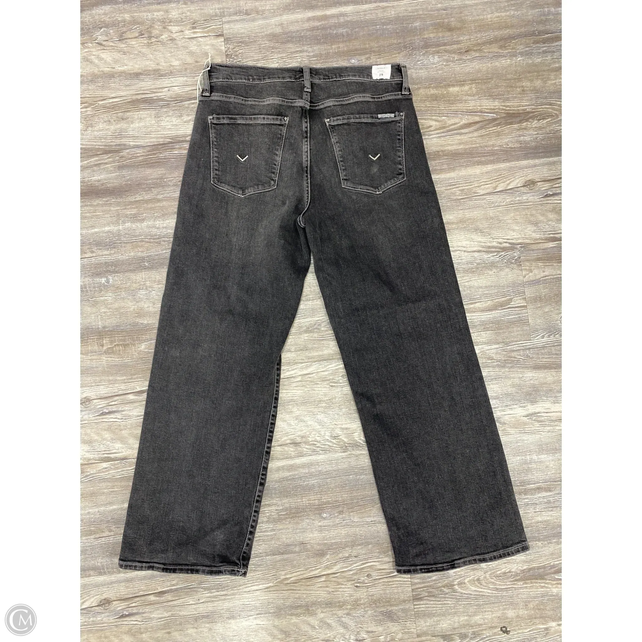 Jeans Designer By Hudson In Black Denim. Size: 8