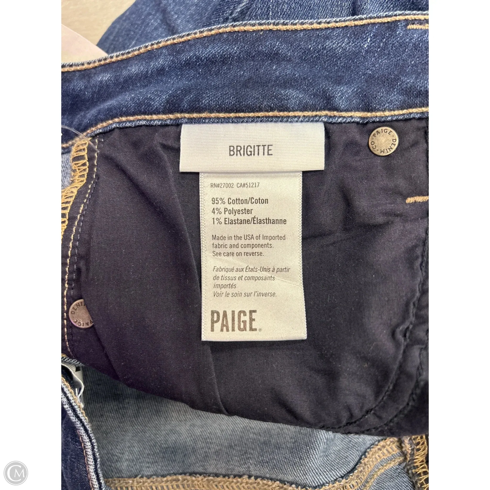 Jeans Designer By Paige In Blue Denim. Size: 2