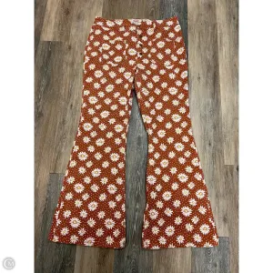 Jeans Flared By Wrangler In Floral Print. Size: 14