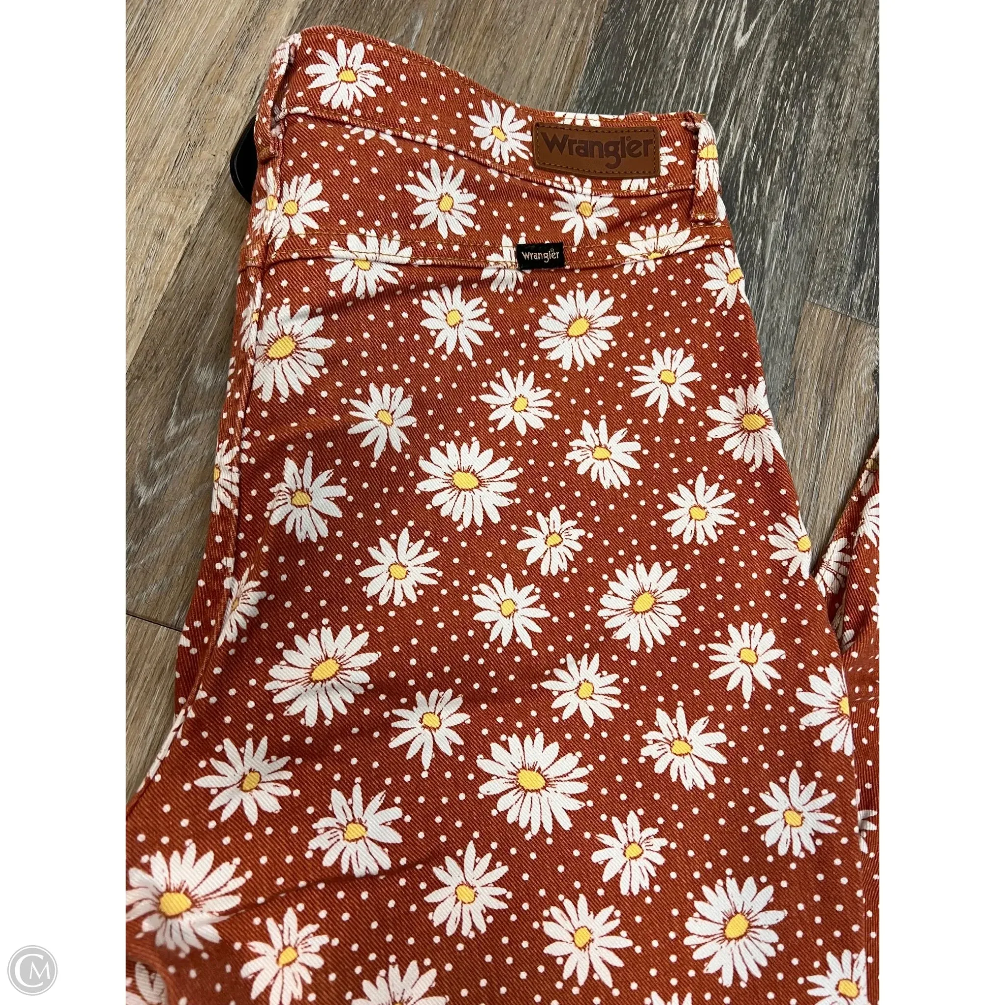 Jeans Flared By Wrangler In Floral Print. Size: 14