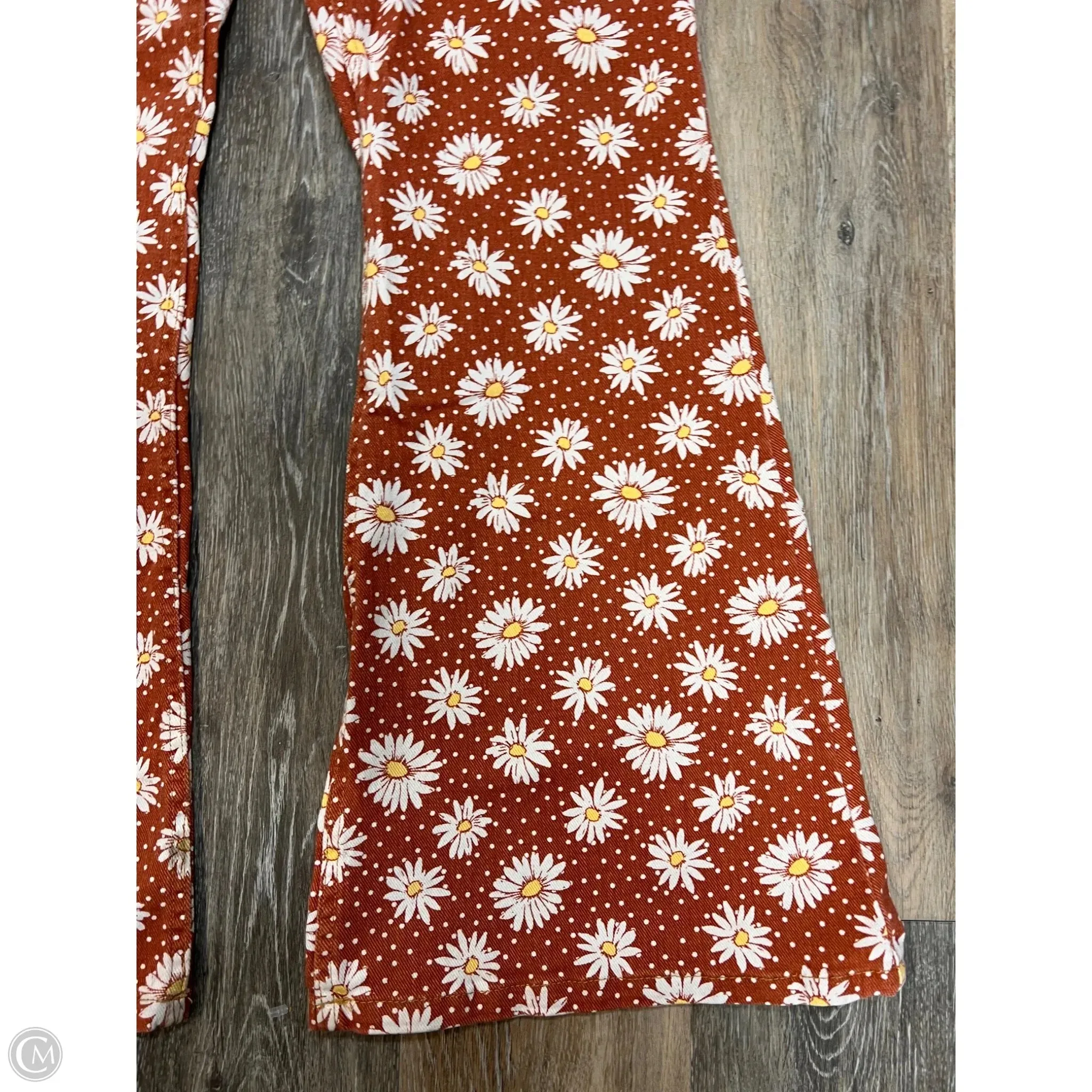 Jeans Flared By Wrangler In Floral Print. Size: 14
