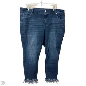 Jeans Skinny By Cato In Blue Denim. Size: 18