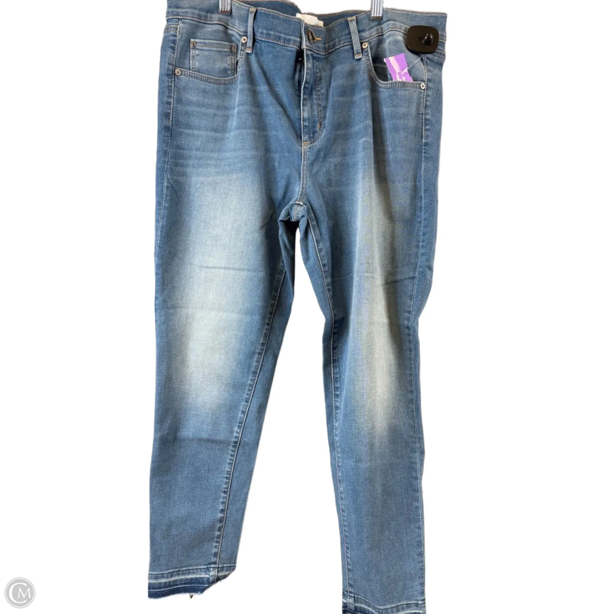 Jeans Skinny By Loft In Blue Denim. Size: 14