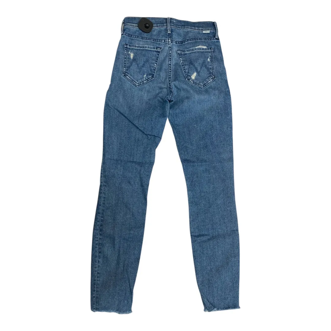 Jeans Skinny By Mother In Blue Denim. Size:0