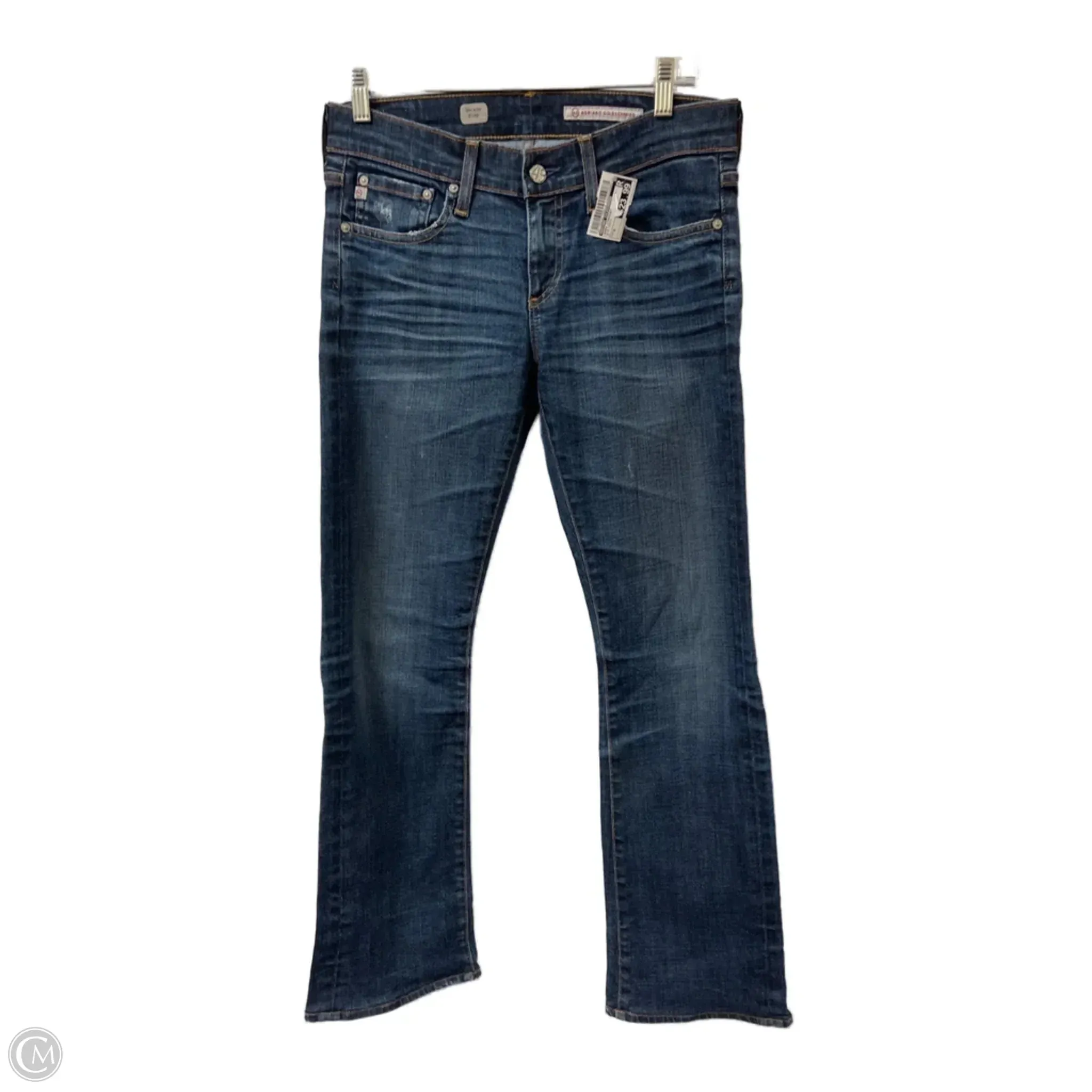 Jeans Straight By Adriano Goldschmied In Blue Denim. Size: 6
