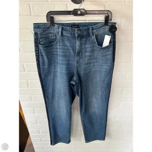 Jeans Straight By Talbots In Blue Denim. Size: 14