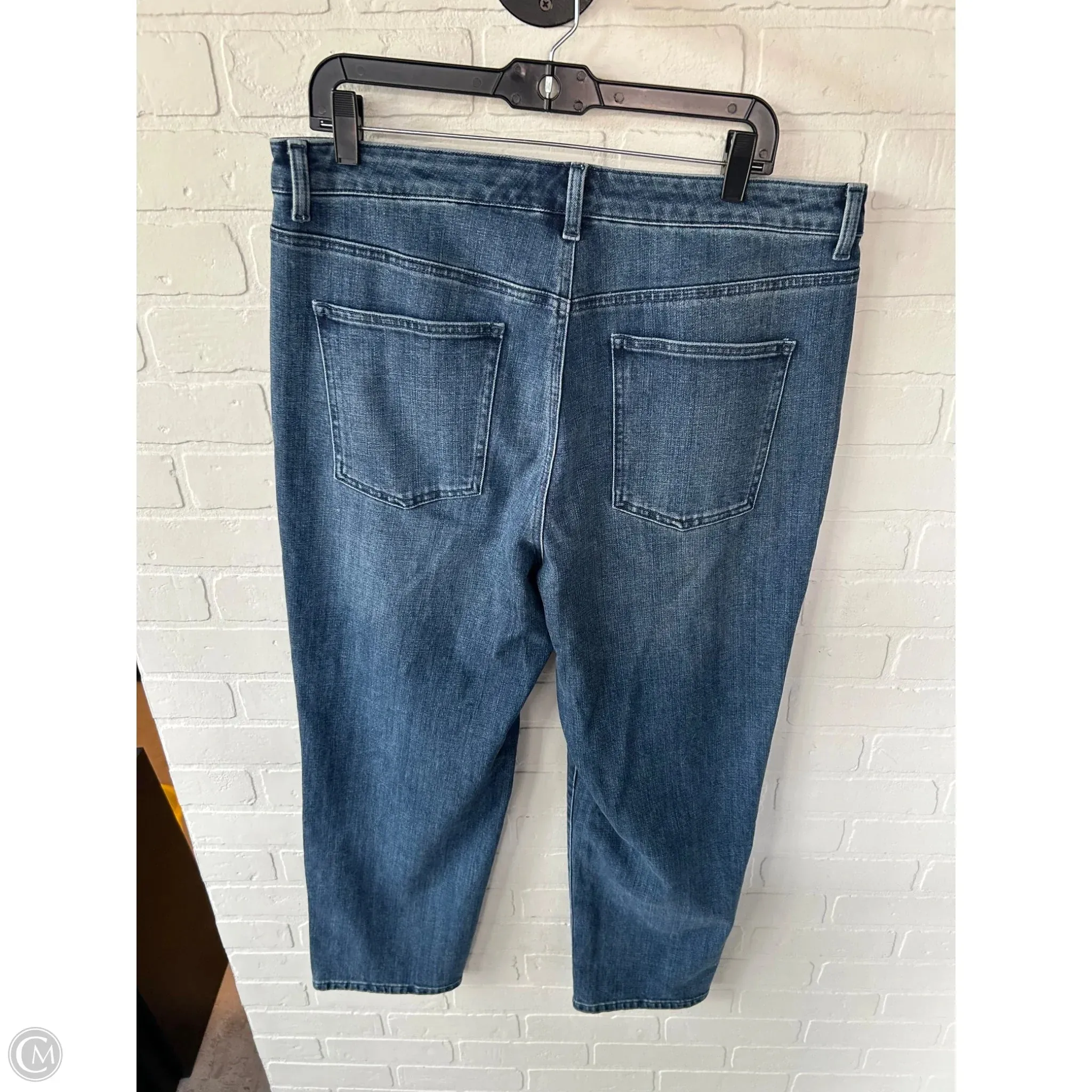 Jeans Straight By Talbots In Blue Denim. Size: 14