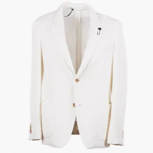 Lardini Knit Wool and Silk Blazer