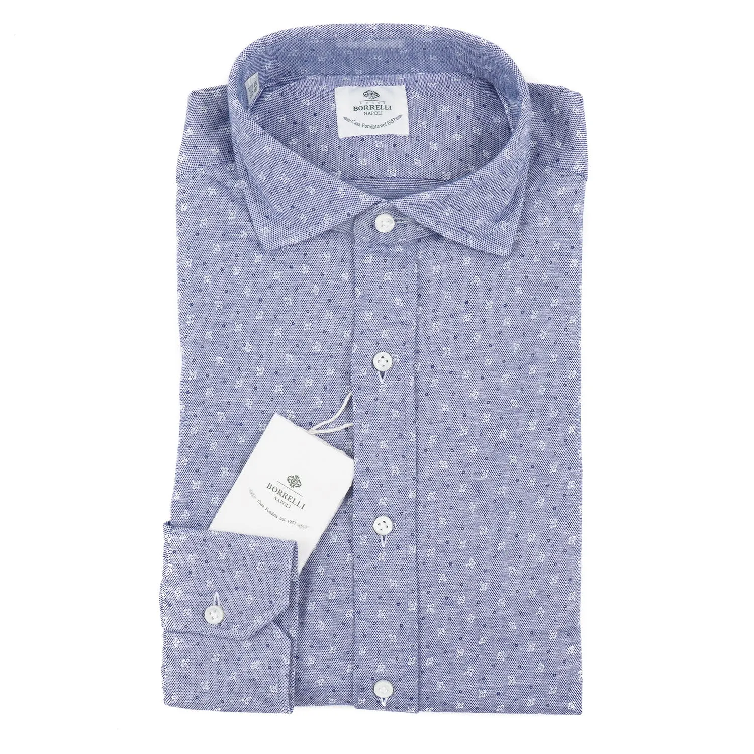 Luigi Borrelli Slim-Fit Knit Jersey Cotton Shirt
