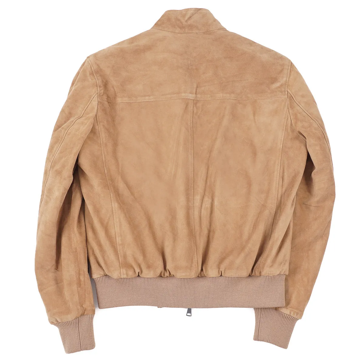 Rifugio Wool-Lined Suede Bomber Jacket