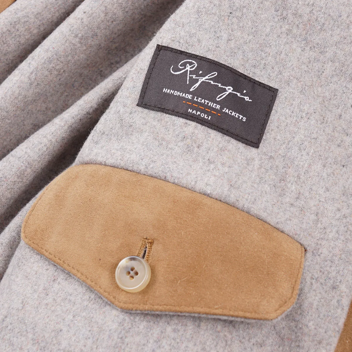 Rifugio Wool-Lined Suede Bomber Jacket