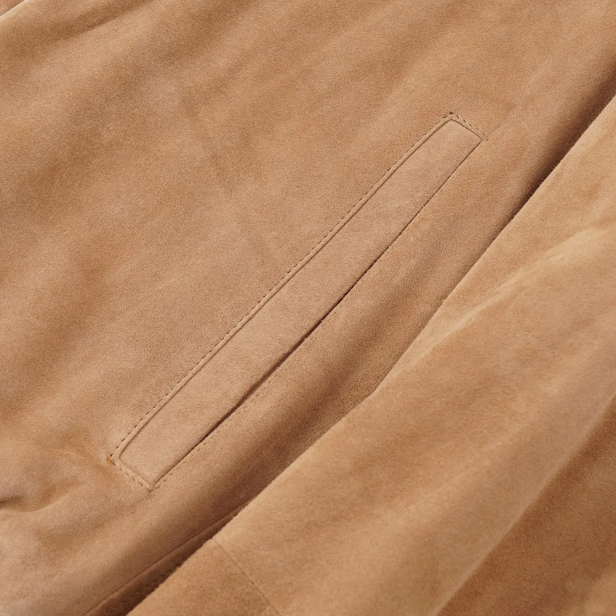 Rifugio Wool-Lined Suede Bomber Jacket