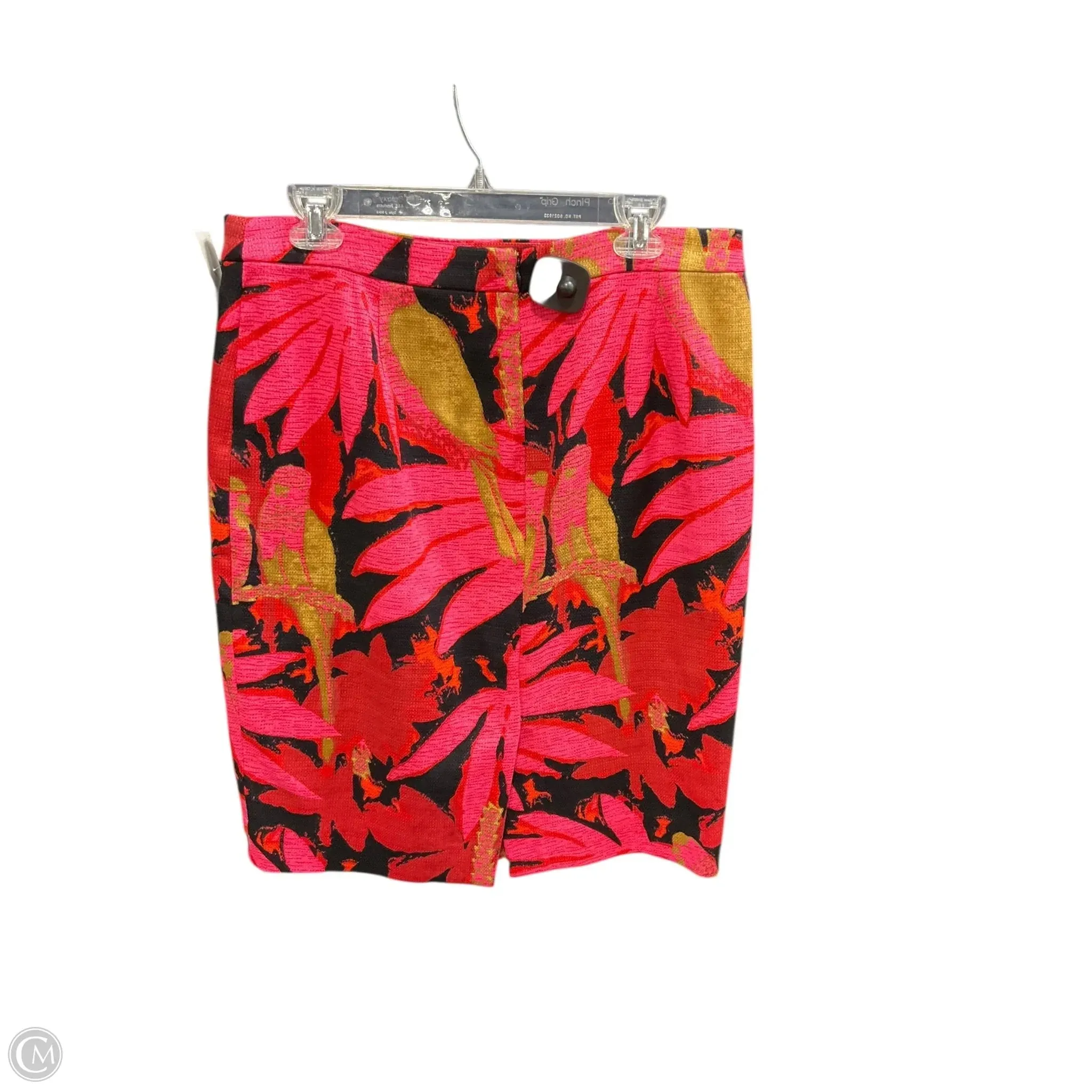 Skirt Midi By J. Crew In Pink & Red. Size: 12