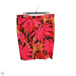 Skirt Midi By J. Crew In Pink & Red. Size: 12