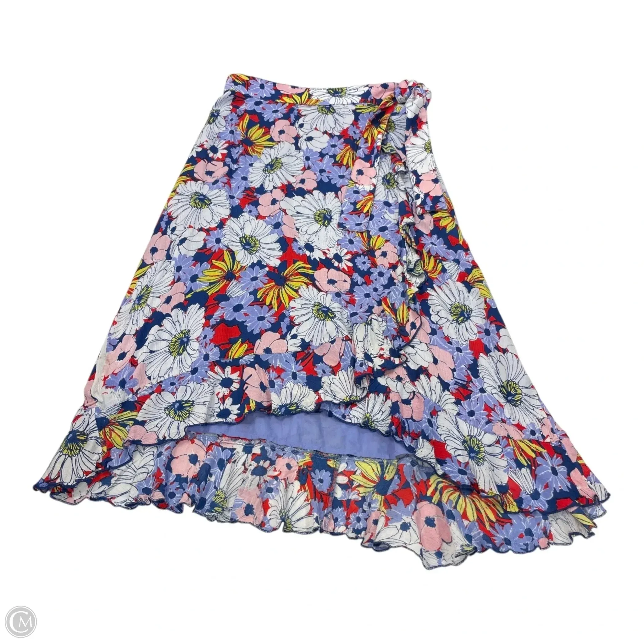Skirt Midi By Maeve In Floral Print. Size: Xs