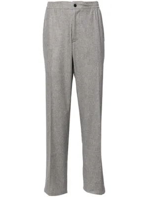 Straight-Leg Cashmere Trousers