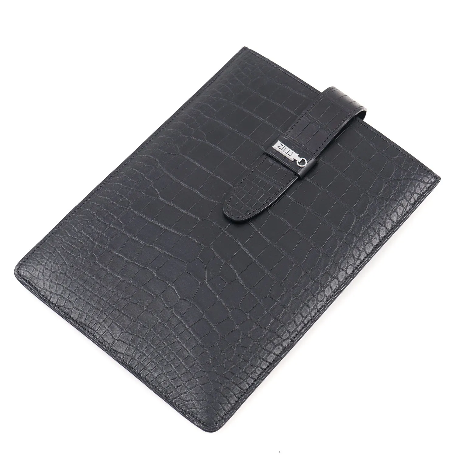 Zilli iPad Mini Case in Satin Crocodile