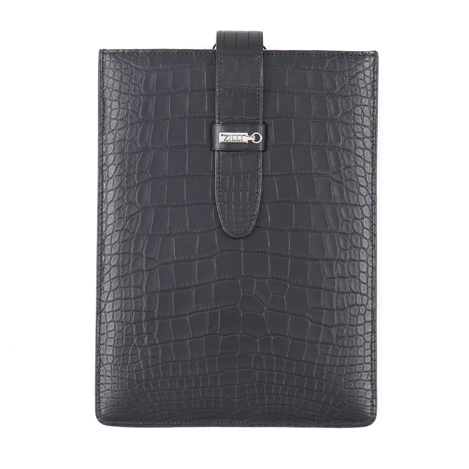 Zilli iPad Mini Case in Satin Crocodile