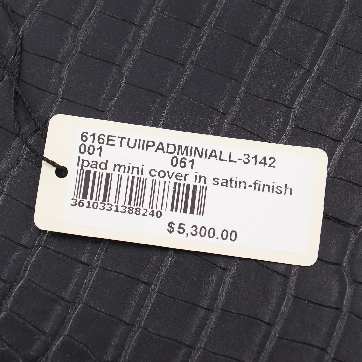 Zilli iPad Mini Case in Satin Crocodile